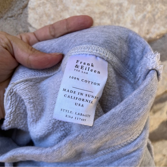 Frank & Eileen Bella Italian Sweatpants Triple Fleece Heather Grey Melange - Picture 7 of 9